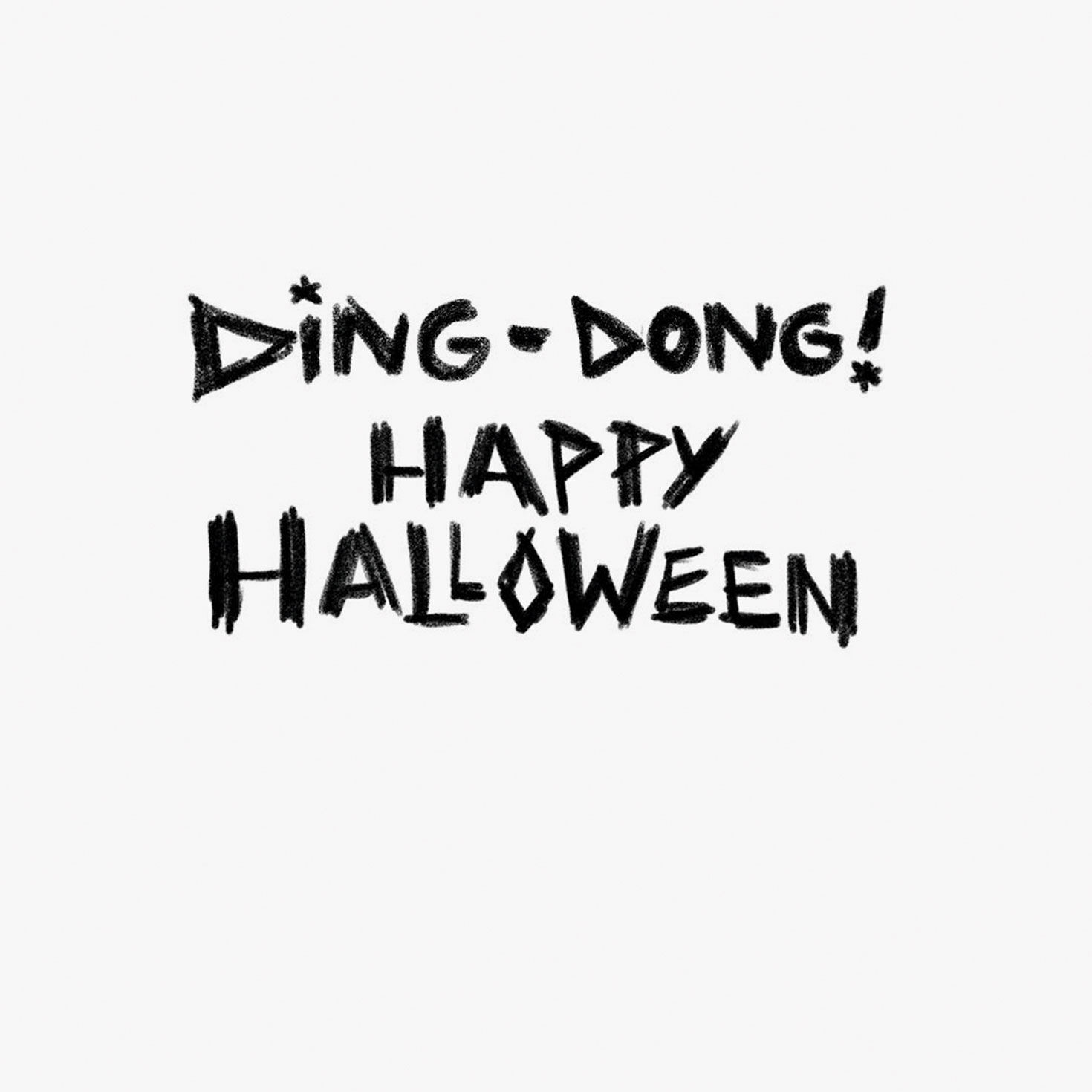 Dog Versus Doorbell Funny Halloween Card Sentiment image number 2