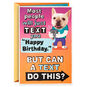 Armpit Farting Bulldog Funny Pop-Up Birthday Card, , large image number 1