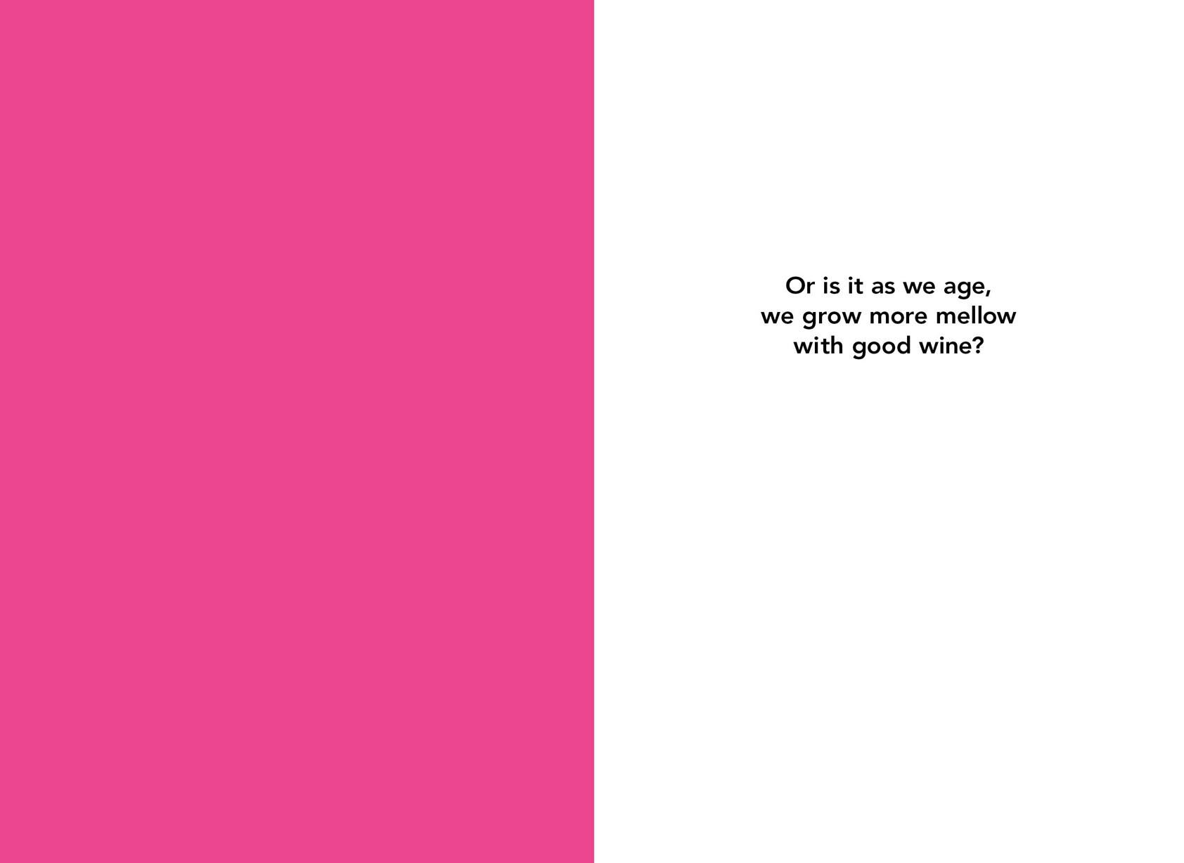 Mellow With Age Funny Birthday Card