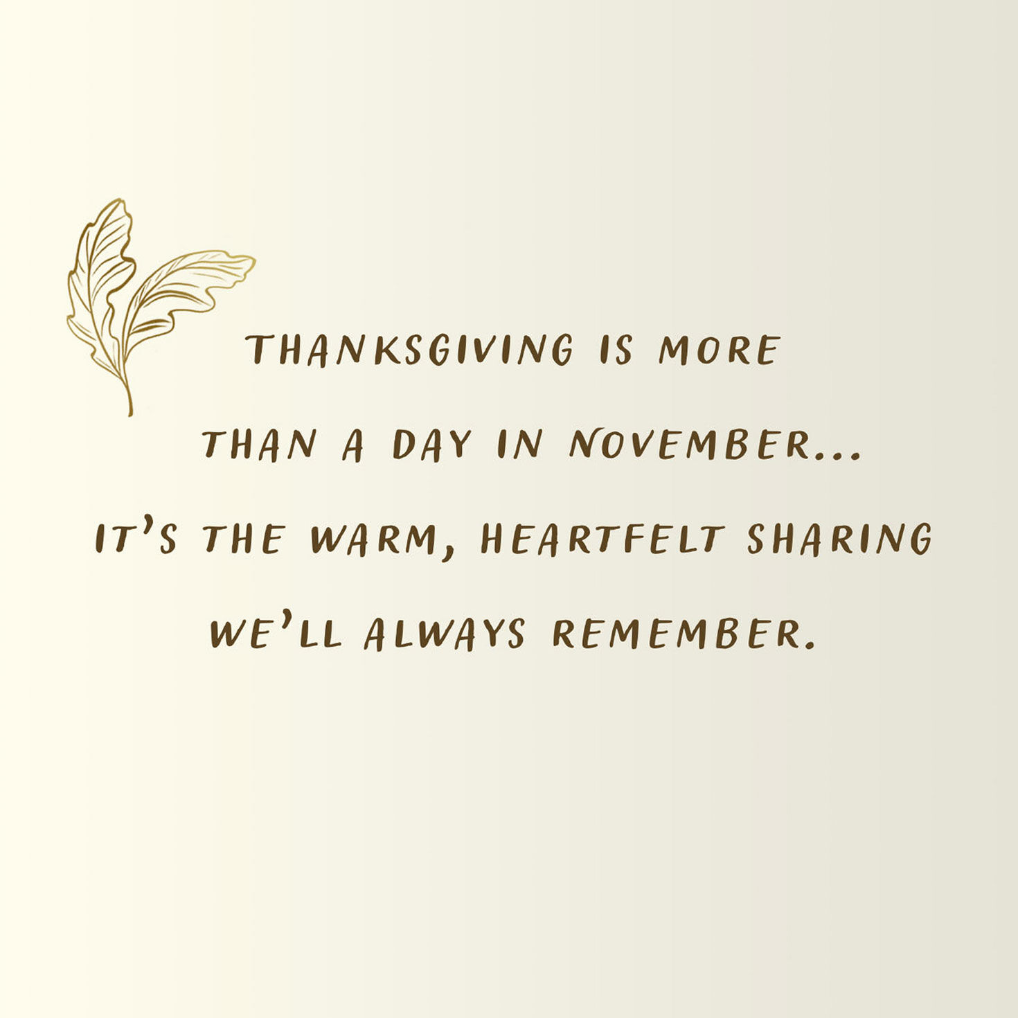 Thinking of You With Love Thanksgiving Card for only USD 2.99 | Hallmark