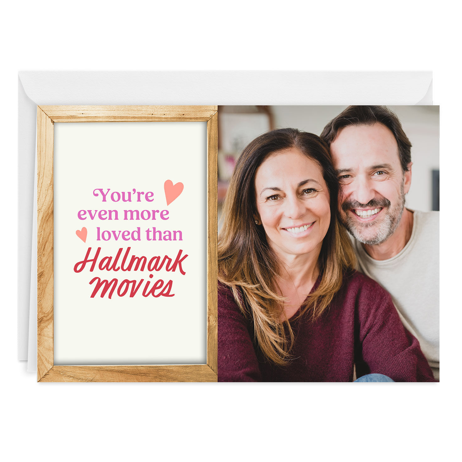 Loved More Than Hallmark Movies Custom Card