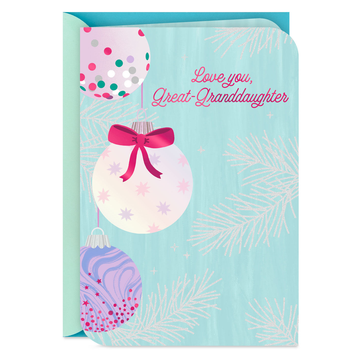 Love All the Things That Make You Wonderful Christmas Card for Great-Granddaughter