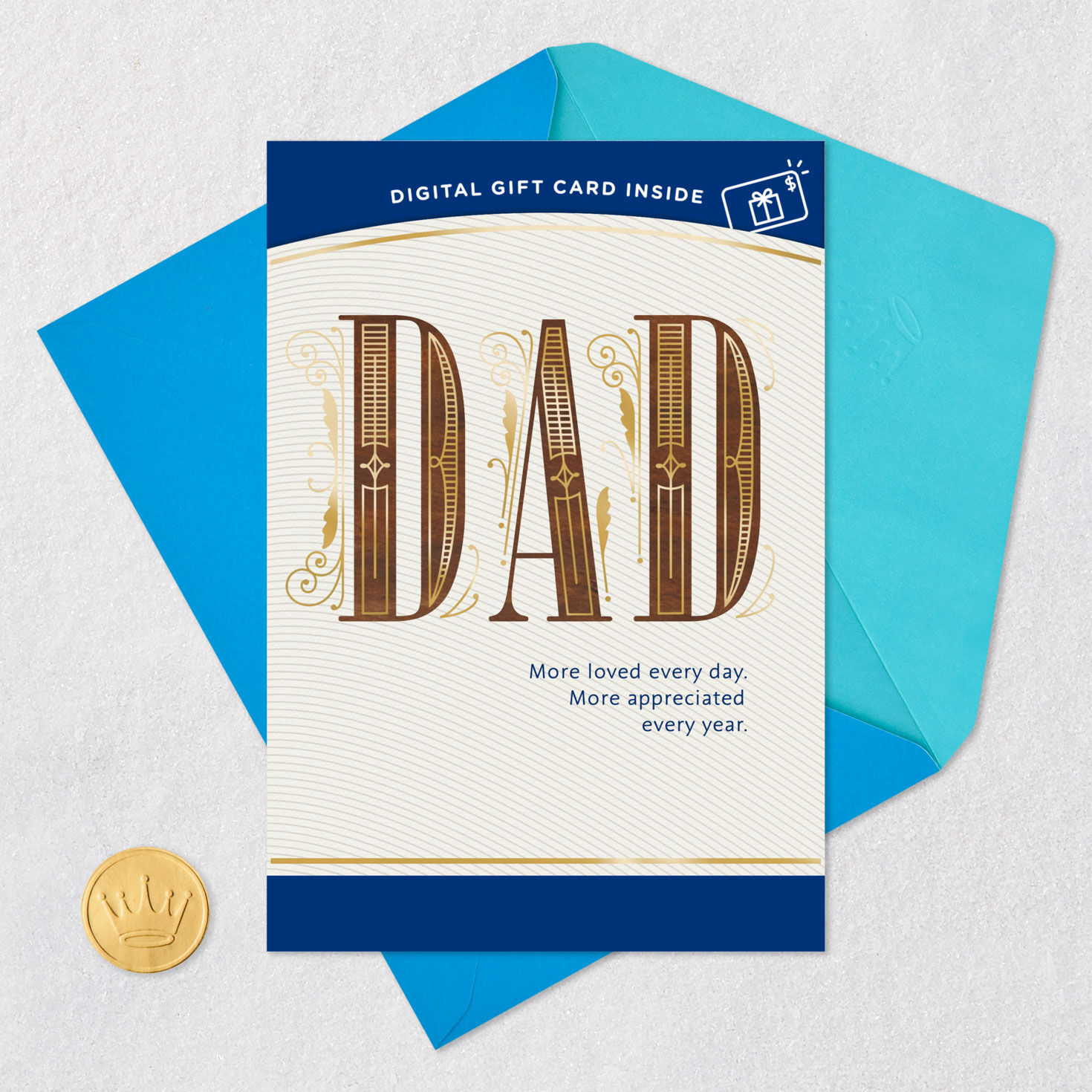 You're Loved and Appreciated Gift Card Greeting Father's Day Card for Dad for only USD 4.99 | Hallmark