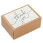 Black Script on White Thank You Notes Bulk Pack Package image number 1