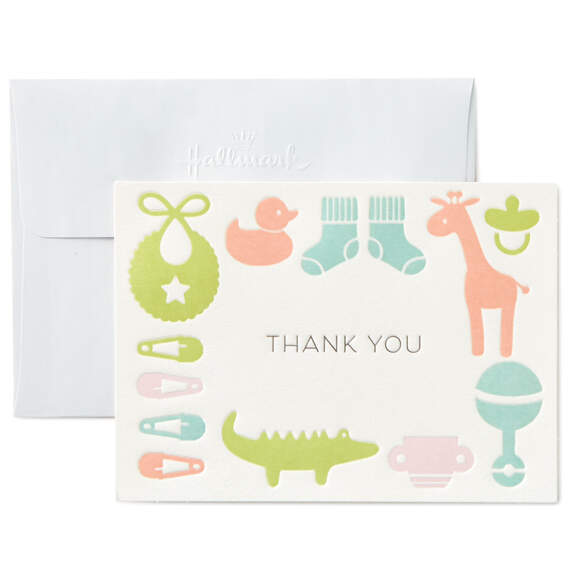 Gifts for Baby Blank Thank-You Notes, Pack of 10, , large image number 2