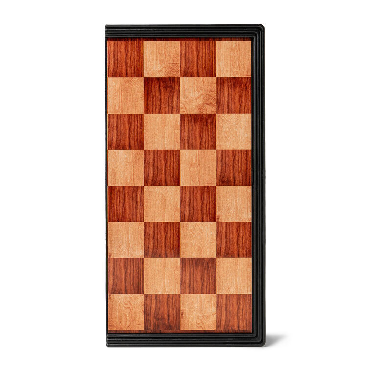 Bunk House King of the Hill Magnetic Travel Chess and Checkers Set