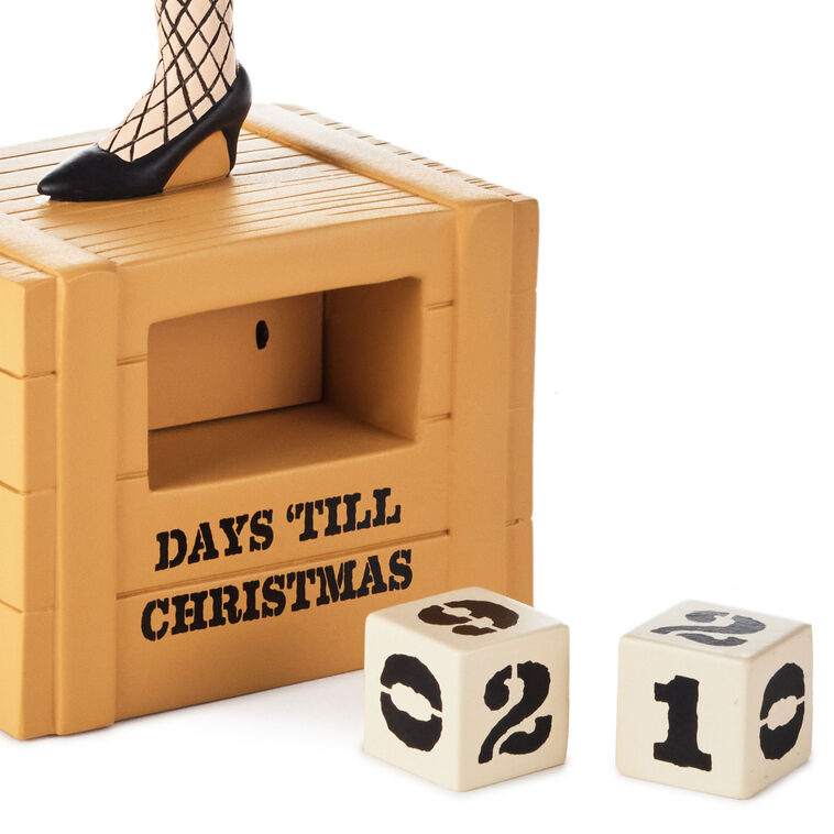 Leg Lamp Countdown Calendar Statue With Light upclose detail image number 5