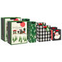 Vintage Christmas 8-Pack Assortment Gift Bag Bundle fronts image number 1