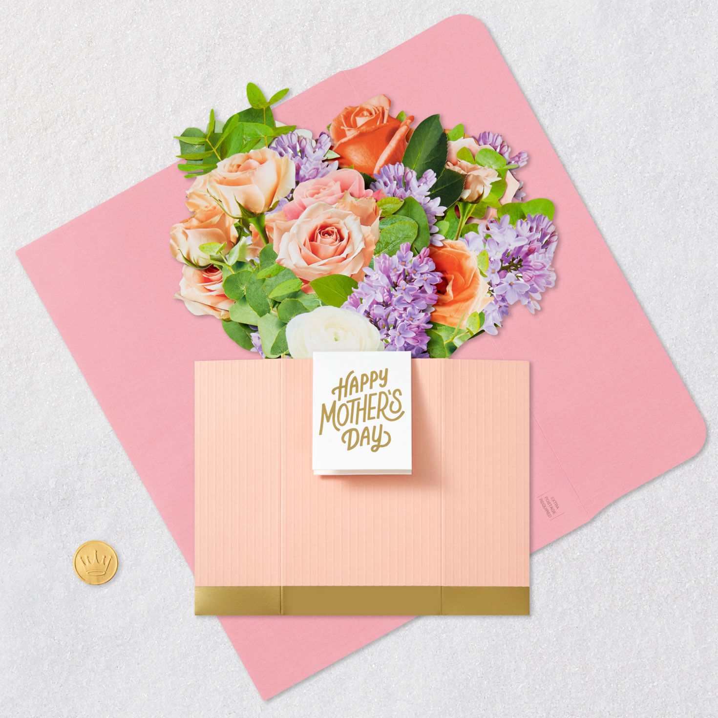 Flowers in Vase Pop-Up Mother's Day Card  image number 6