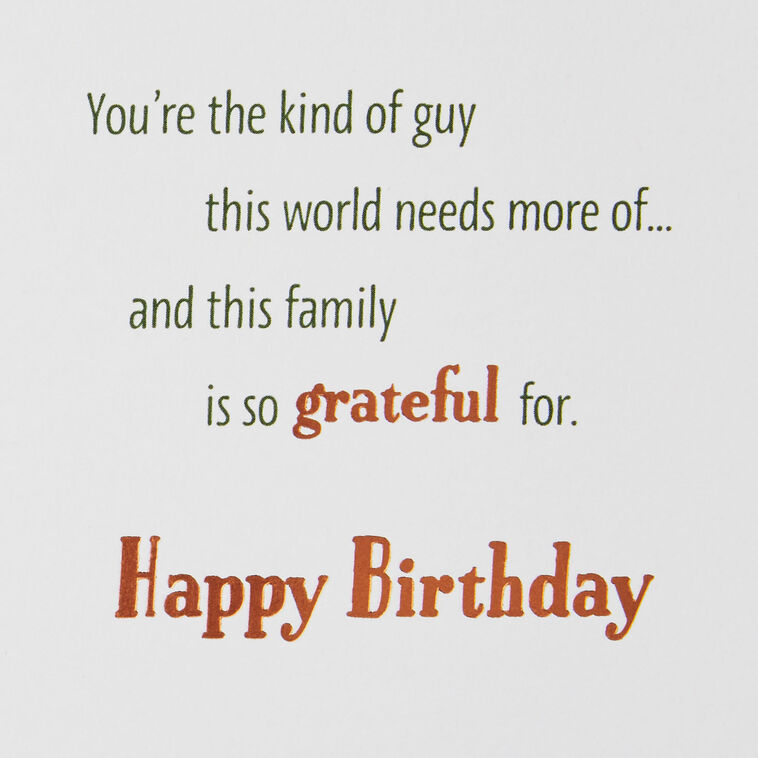 Good to Be Family Birthday Card for Brother-in-Law, , large image number 3