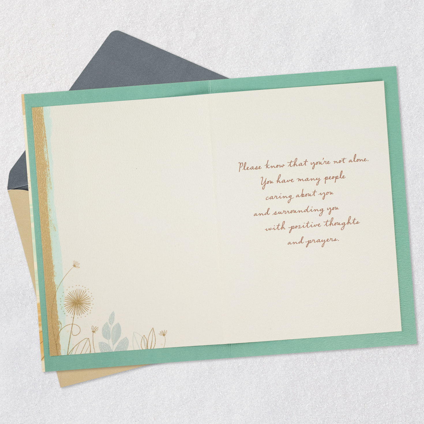 Positive Thoughts and Prayers Get Well Card for only USD 5.59 | Hallmark