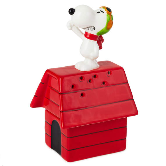 Peanuts® Flying Ace Snoopy Stacked Salt and Pepper Shakers, Set of 2, , large image number 1