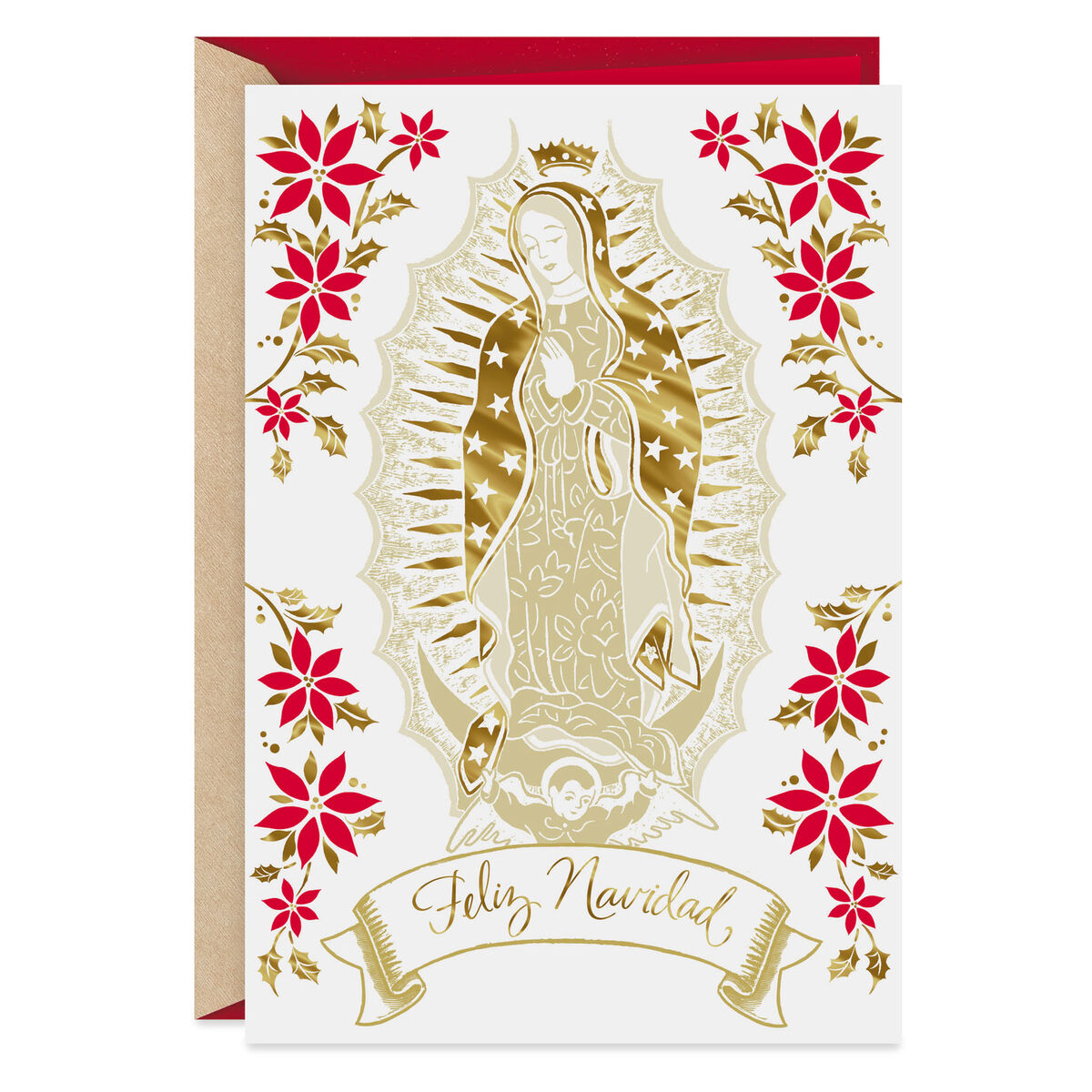 Our Lady of Guadalupe SpanishLanguage Christmas Card  Greeting Cards