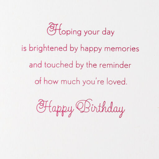 A Day of Happy Memories Birthday Card for Grandma, 