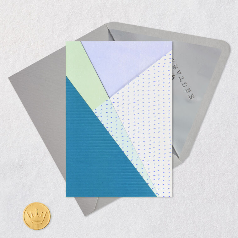 Modern Geometric Pattern Blank Card, , large image number 4