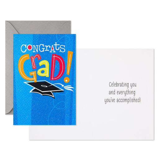 Celebrating Your Accomplishments Graduation Cards, Pack of 10, 