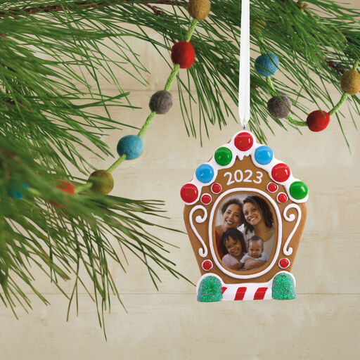 Gingerbread House 2023 Picture Frame Hallmark Ornament, 