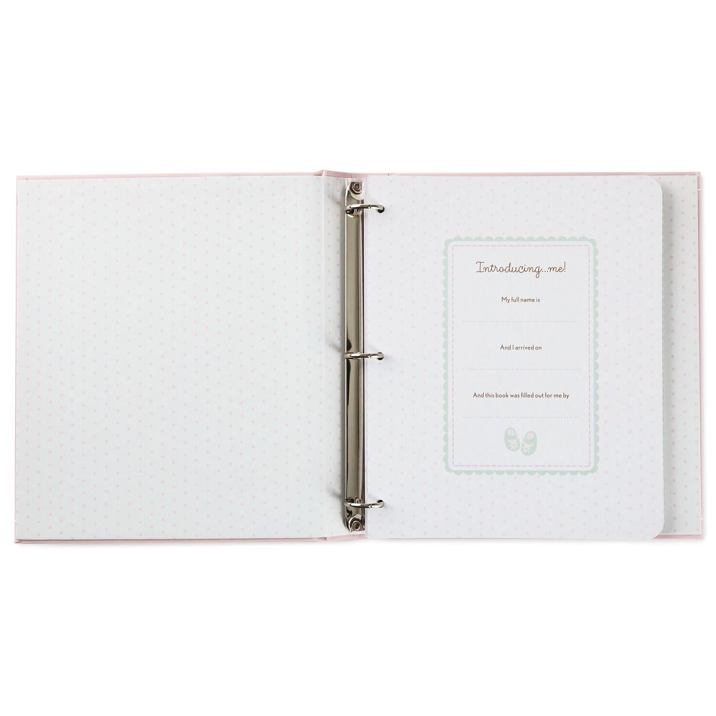 baby book for footprints