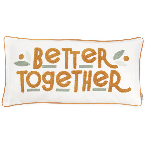 Better Together Lumbar Throw Pillow, 24x12, 