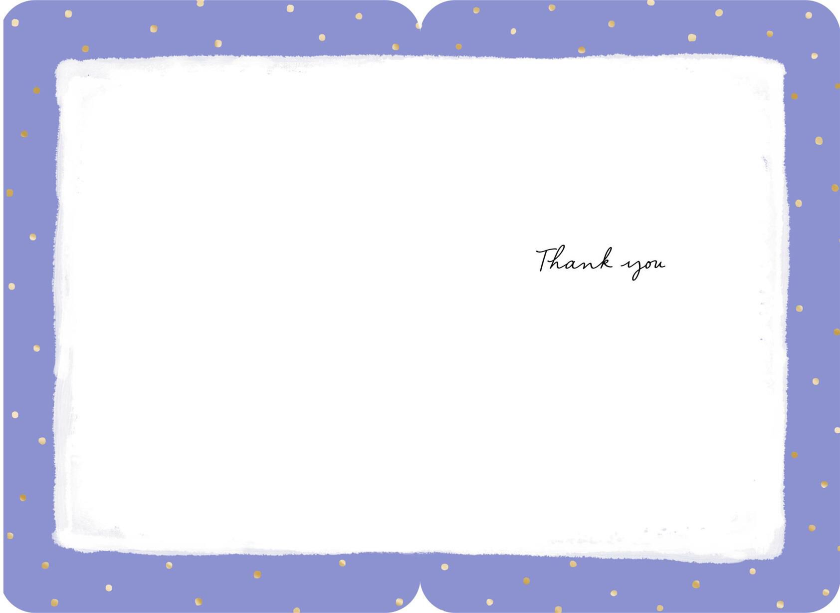 Succulent Plants No Small Kindness Thank You Card