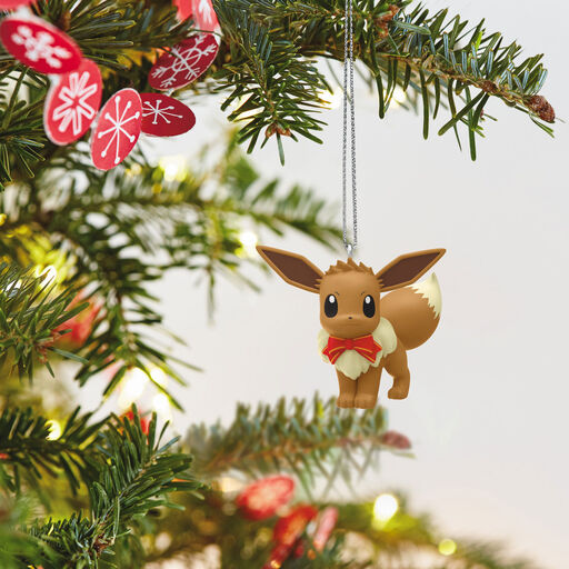 Mini Pokémon Holiday Eevee Ornament, 1", 