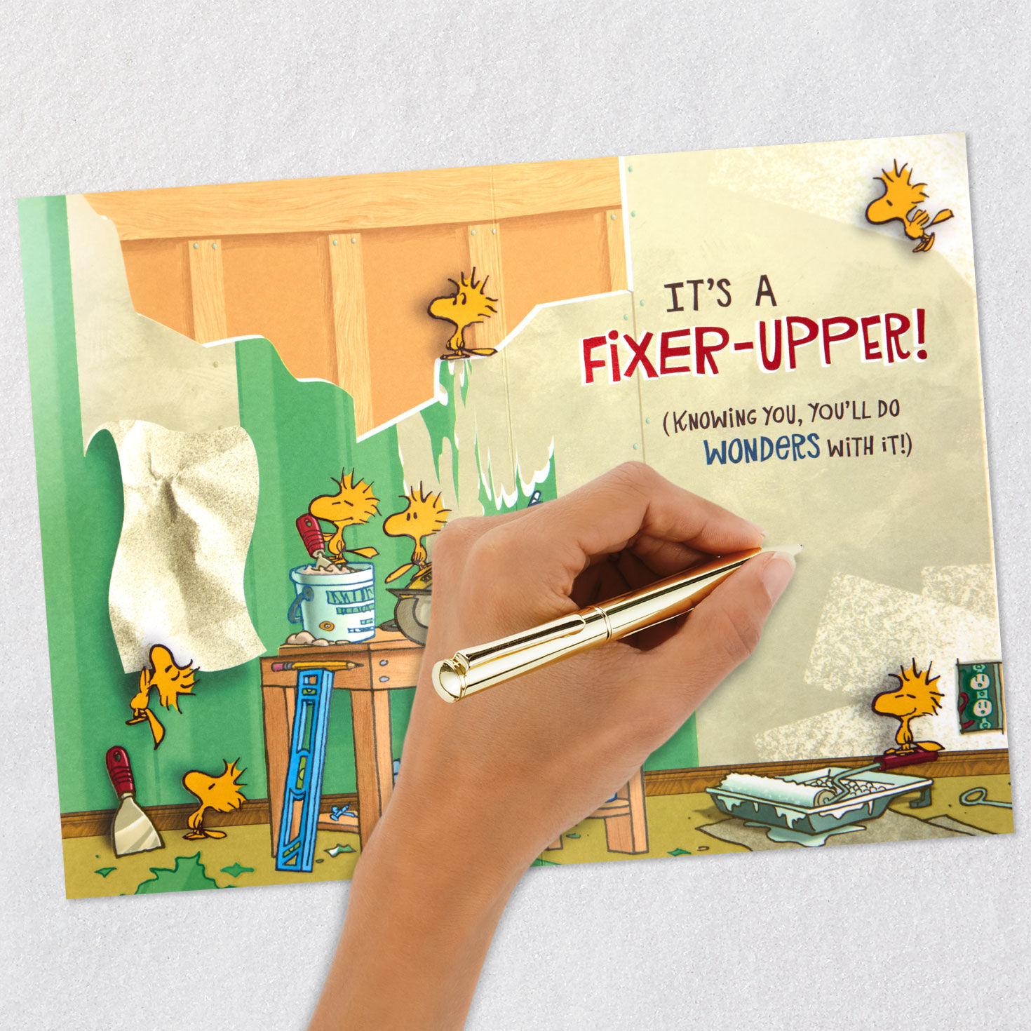 Peanuts Snoopy Home Project Father's Day Card Signing card image number 6