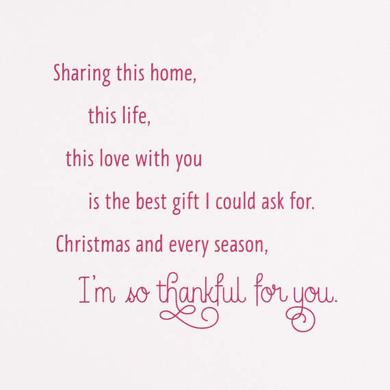 You're the Other Half of My Heart Christmas Card for Wife, , large image number 3