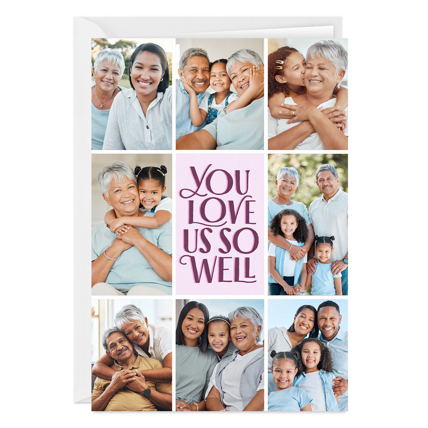 You Love So Well Photo Collage Custom Mother's Day Card