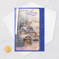 Thomas Kinkade Religious Christmas Card Card Front with Envelope and Gold Seal image number 7