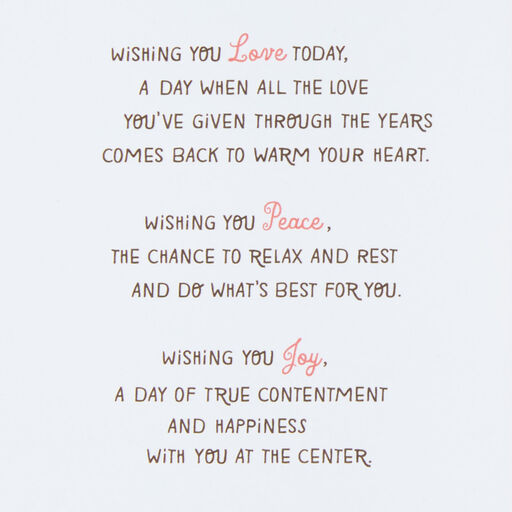 Beautiful Day, Wonderful Woman Birthday Card for Her, 