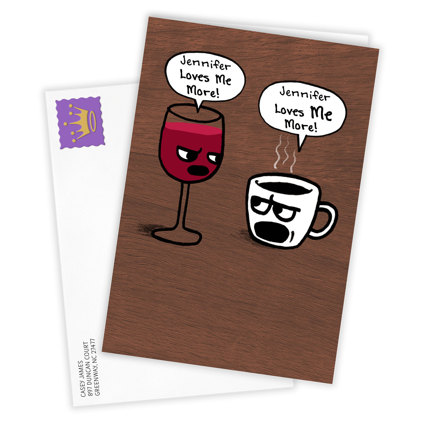 Feel the Love Today Funny Custom Card, , large image number 2