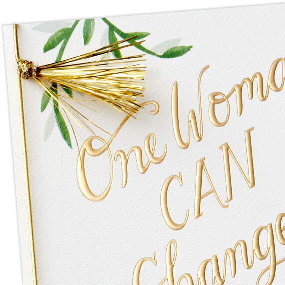 One Woman Can Change the World Graduation Card, , large image number 5