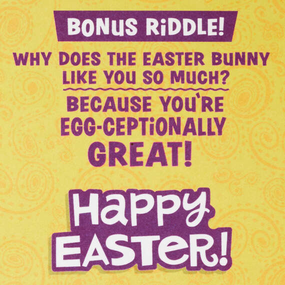 Riddles From the Funny Bunny Lift-the-Flap Easter Card, , large image number 3