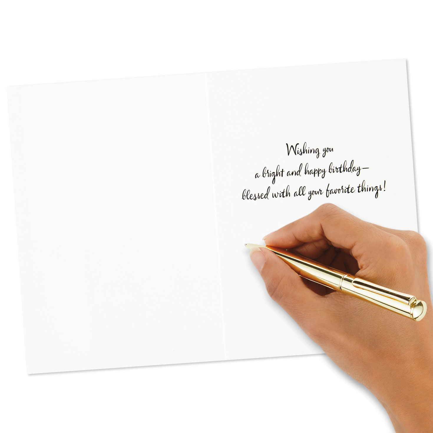 Sparkling Wishes Assorted Boxed Birthday Cards Signing card image number 6