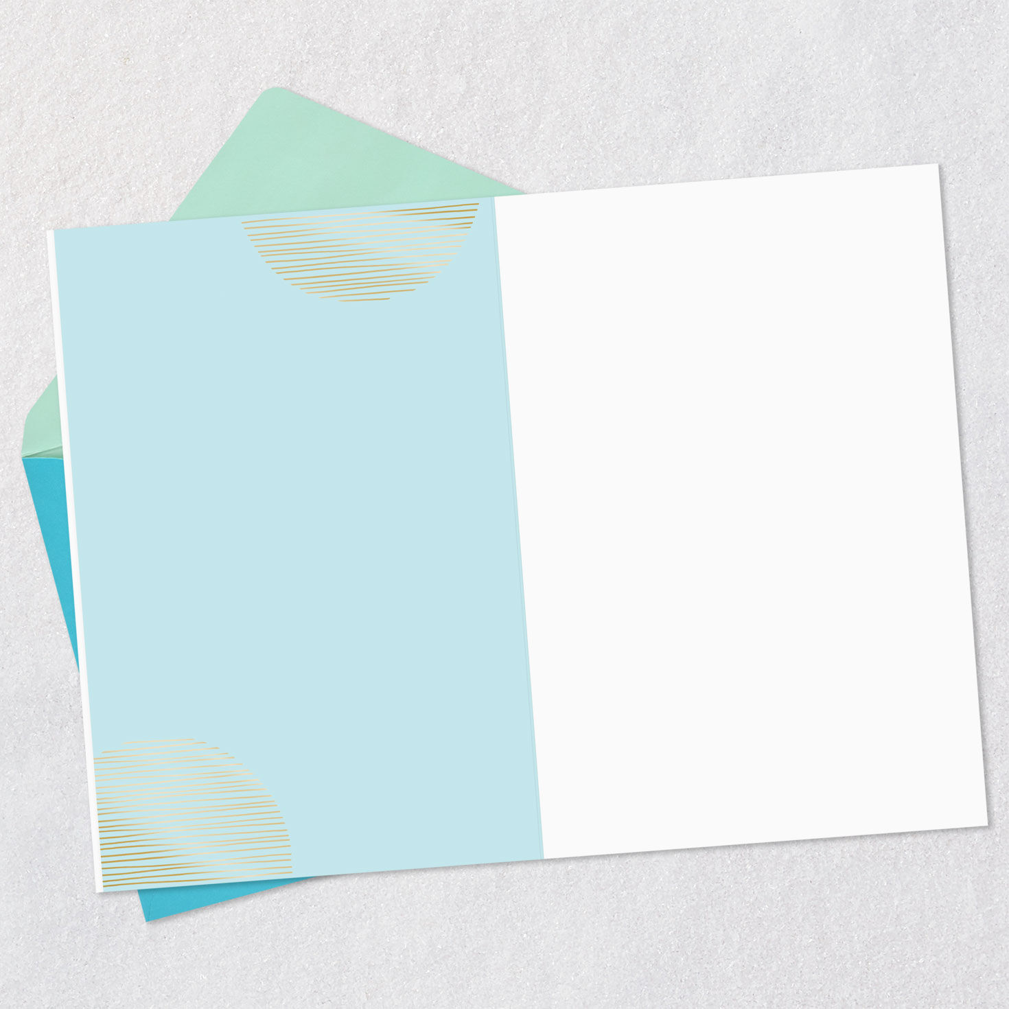 Stacked Stones on the Beach Blank Card Open card with envelope image number 2