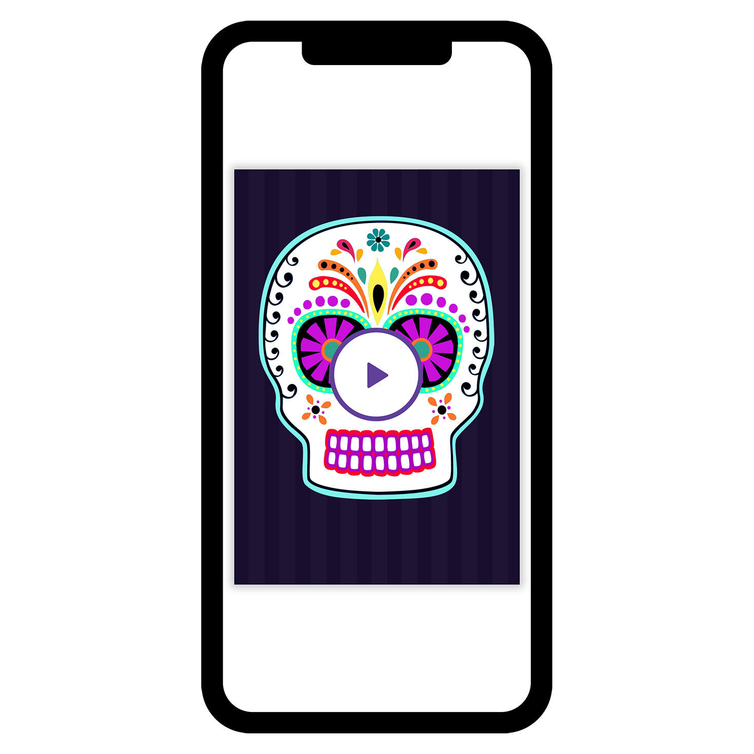 Sugar Skull Day of the Dead eCard