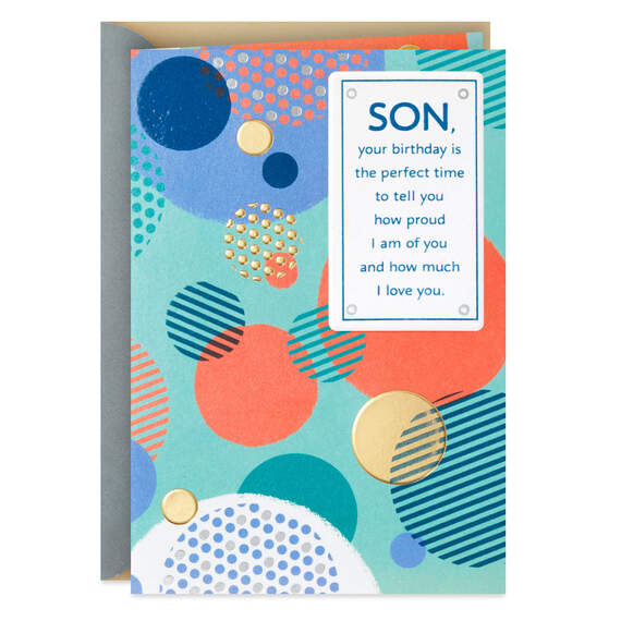 Pride and Love Funny Birthday Card for Son