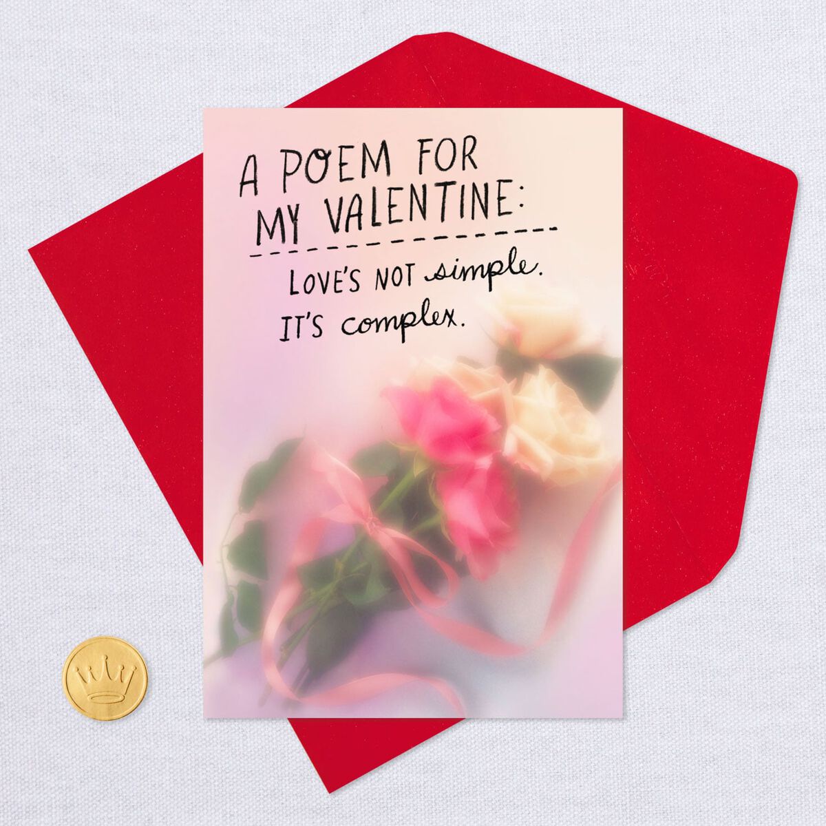 Naughty Poem Funny Valentines Day Card Greeting Cards Hallmark 