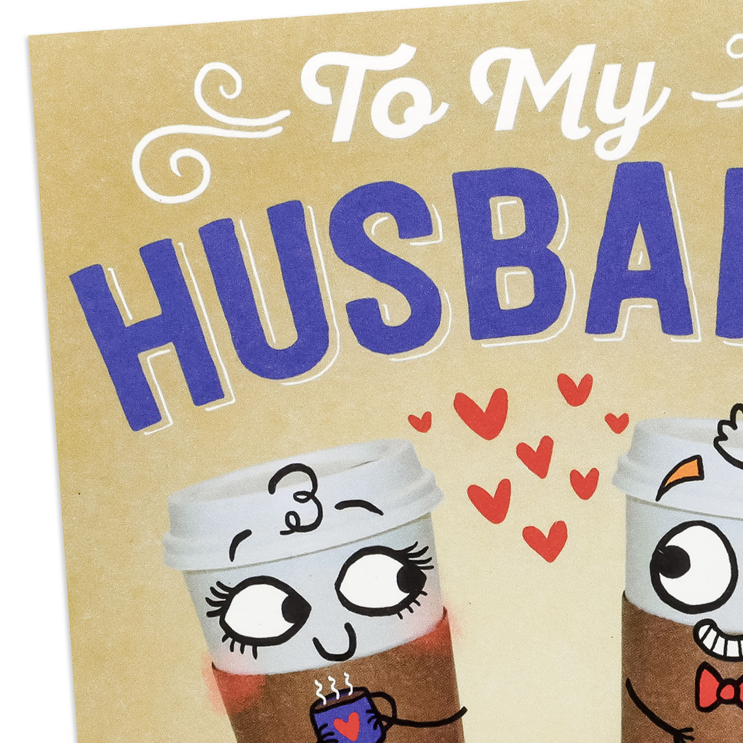 Coffee Cups Father's Day Card Card Front Detail image number 7