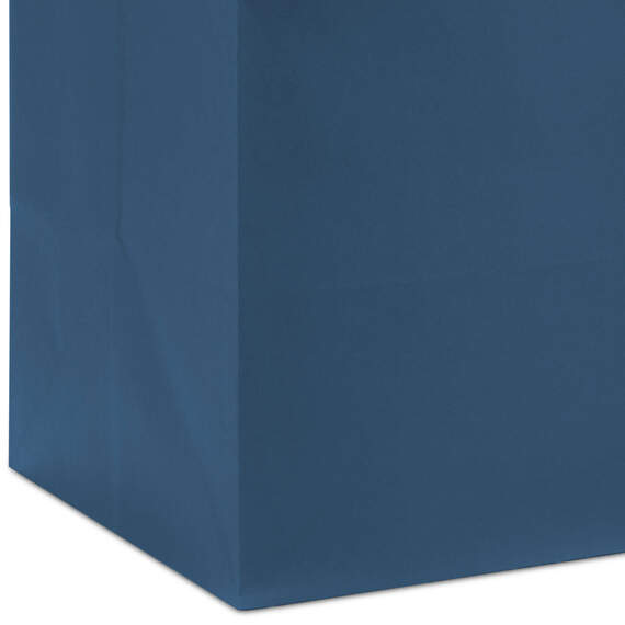 15" Navy Blue Extra-Deep Gift Bag, Navy, large image number 5