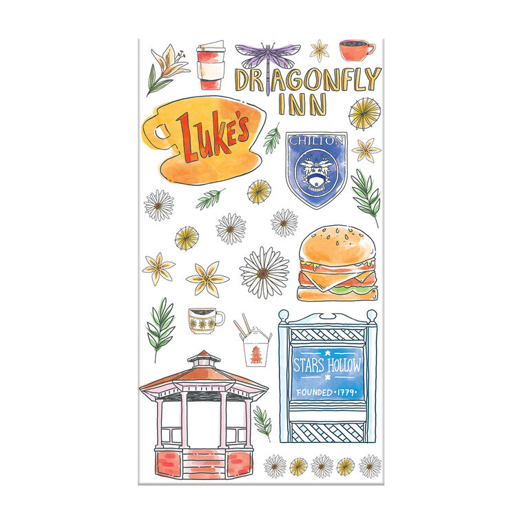 Silver Buffalo Gilmore Girls Stars Hollow Paper Party Napkins, Pack of 32