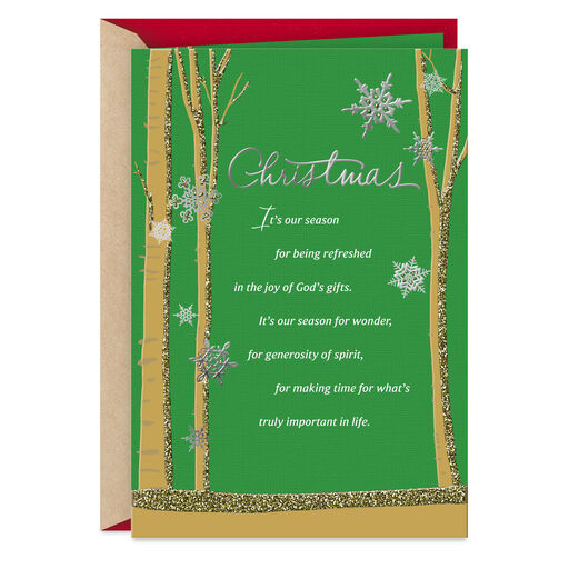 You're Appreciated Religious Christmas Card, 