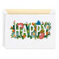 Floral Happy Quilled Paper Handmade Birthday Card, , large image number 1