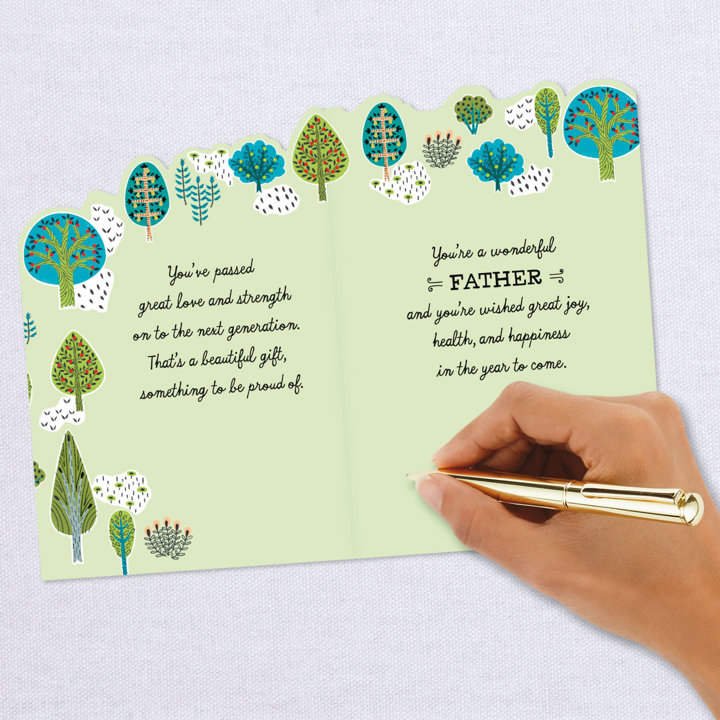 You're Wonderful Rosh Hashanah Card for Dad, , large image number 6