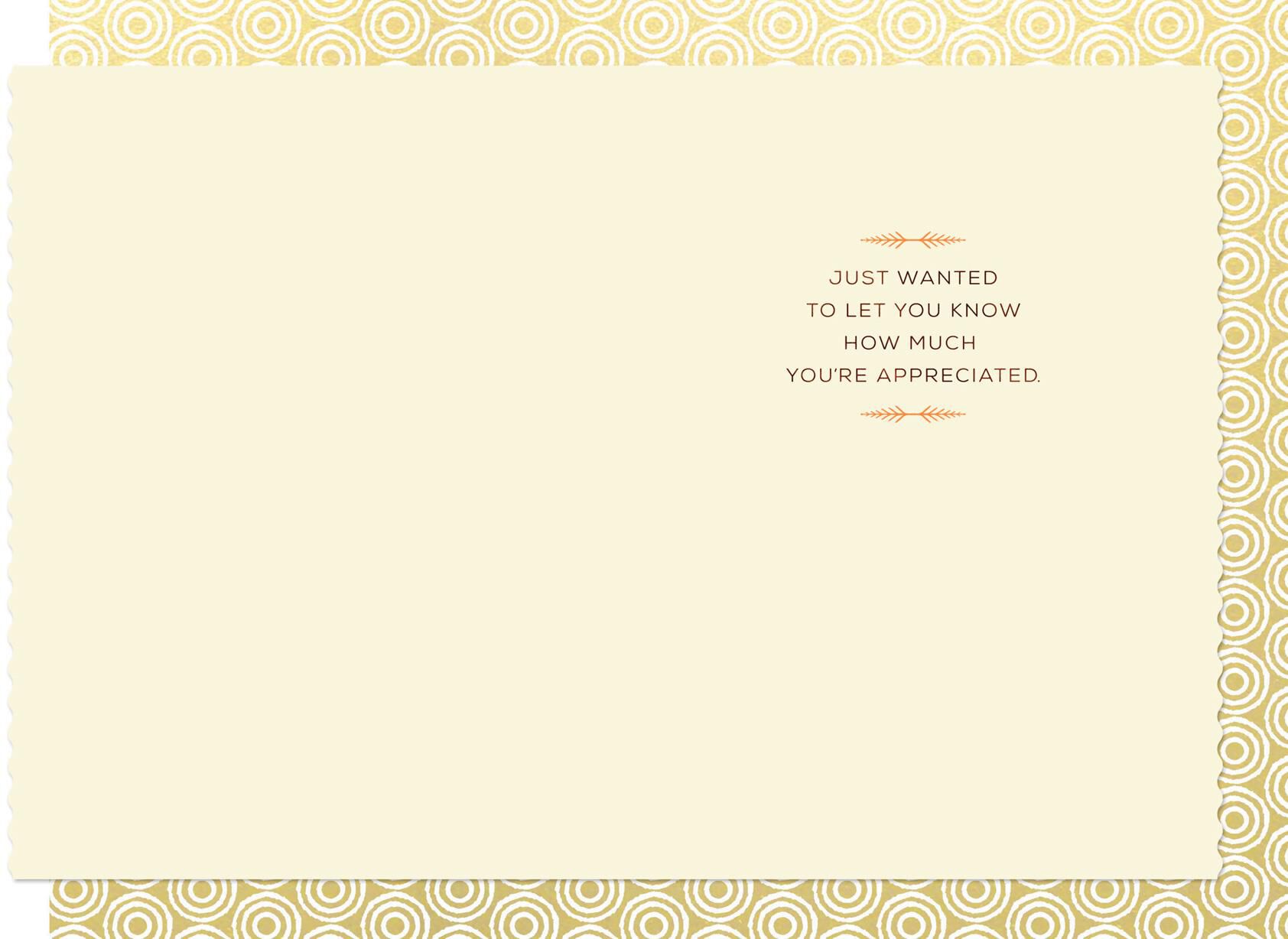 Pretty Polka Dot Thank You Card