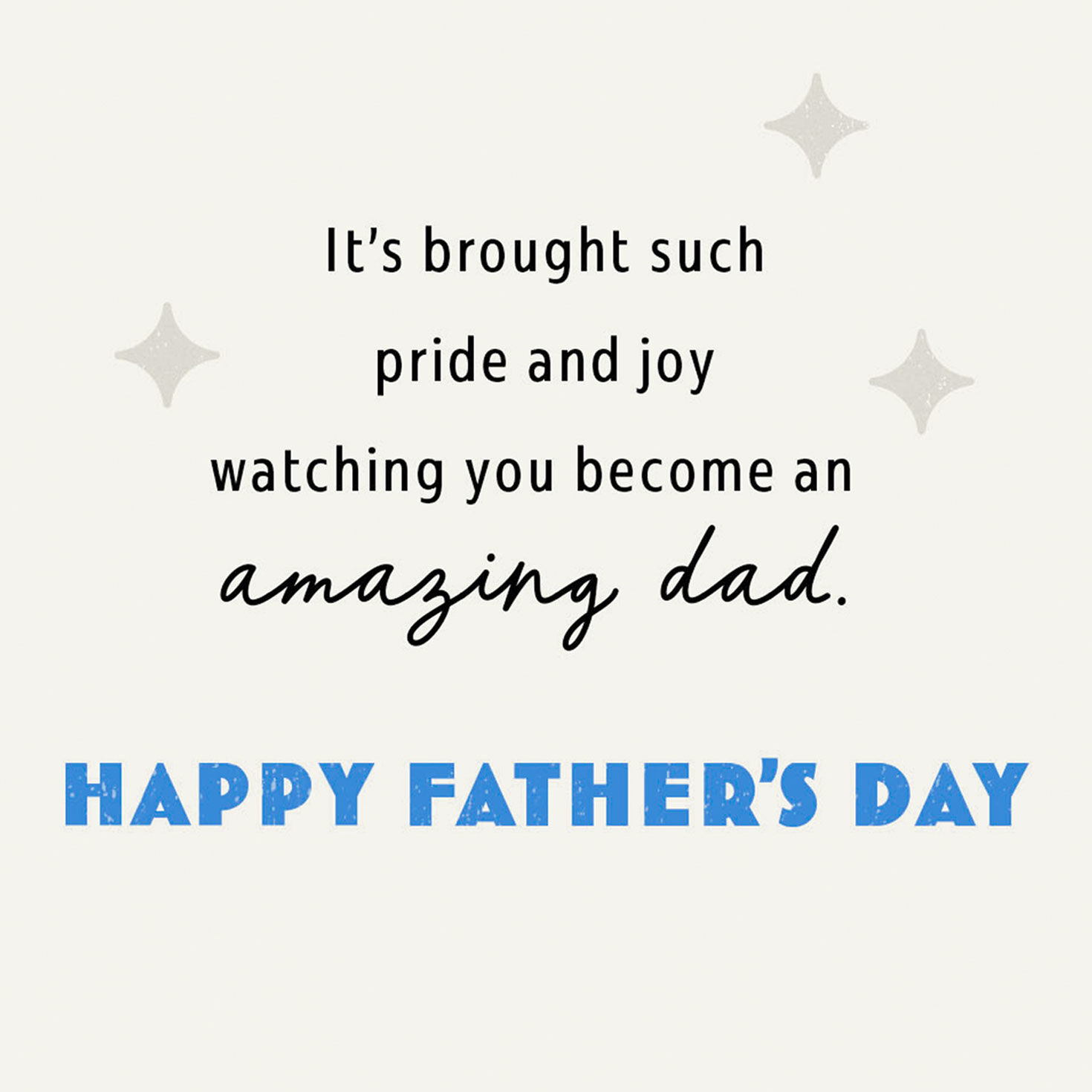 Blue and Gray Polka Dots Father's Day Card Sentiment image number 2