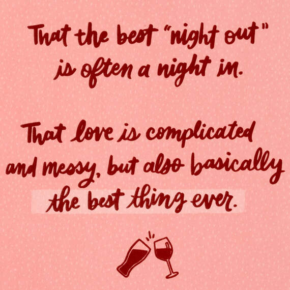 Things I've Learned Romantic Valentine's Day Card, , large image number 3
