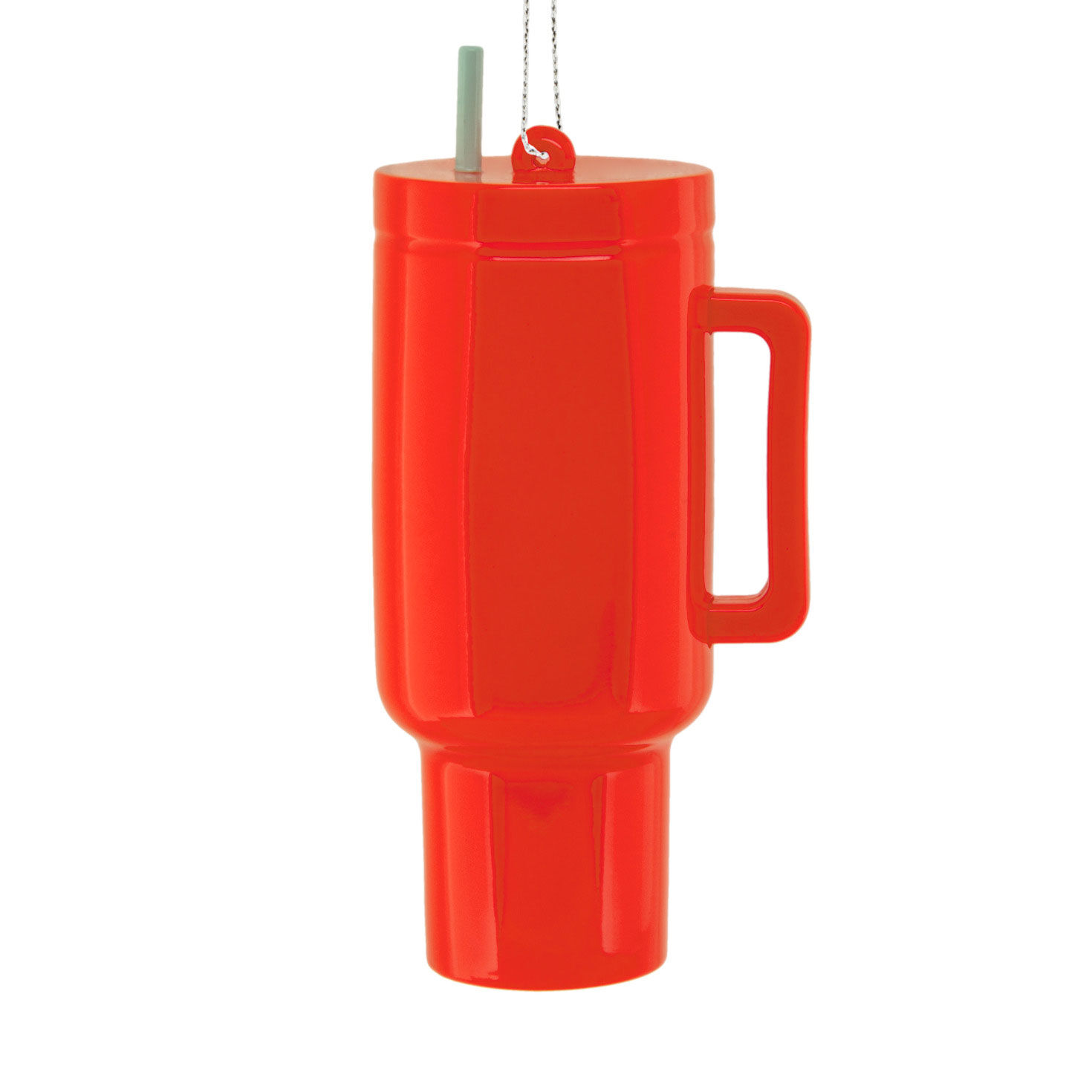 Red Ho Ho H2O Cup Christmas Ornament back image number 6