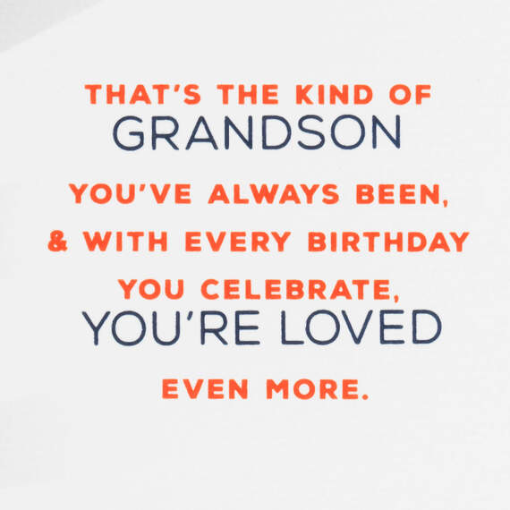 Grateful for a Grandson Like You Birthday Card, , large image number 2