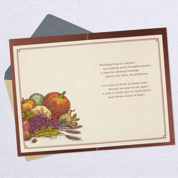 Always Close in Heart Thinking of You Thanksgiving Card, , large image number 3